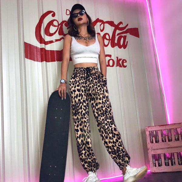 women's pants & capris omsj 2021 autumn women fashion streetwear leopard printing lace-up trousers loose mid waist casual harem long, Black;white
women's pants & capris omsj 2021 autumn women fashion streetwear leopard printing lace-up trousers loose mid waist casual harem long, Black;white