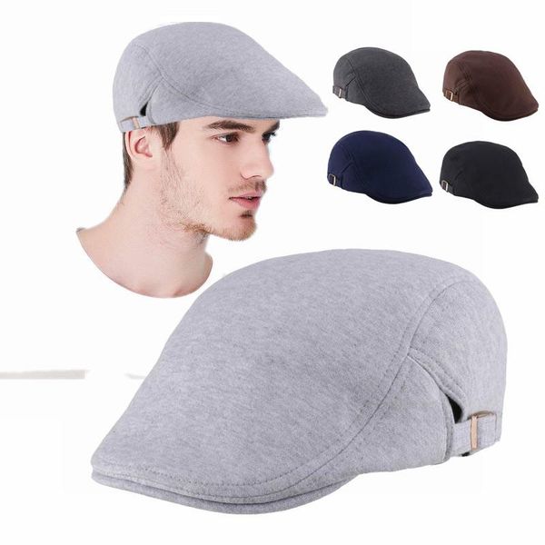 berets 5 colors men's and women's fashion classic adjustable travel outdoor cotton cap, Blue;gray
berets 5 colors men's and women's fashion classic adjustable travel outdoor cotton cap, Blue;gray