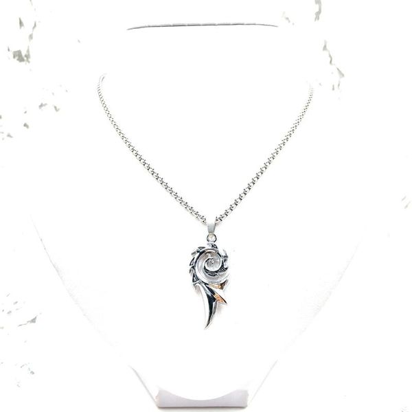 pendant necklaces fashion trend titanium steel flame women's trendy sweater chain male hip hop personality long, Silver
pendant necklaces fashion trend titanium steel flame women's trendy sweater chain male hip hop personality long, Silver