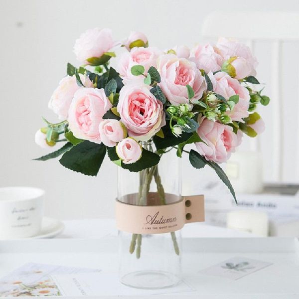 decorative flowers & wreaths rose pink artificial white silk peony bride bouquet wedding decor fake flower home accessories cra
decorative flowers & wreaths rose pink artificial white silk peony bride bouquet wedding decor fake flower home accessories cra
