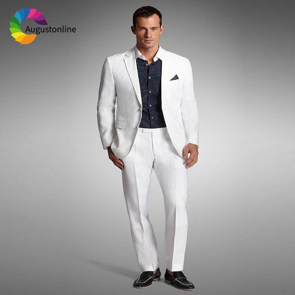 men's suits & blazers white men wedding groom wear tuxedos 2 pieces (jacket+pants) formal prom bridegroom set man blazer cost, White;black
men's suits & blazers white men wedding groom wear tuxedos 2 pieces (jacket+pants) formal prom bridegroom set man blazer cost, White;black