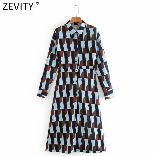 zevity autumn women vintage contrast color geometric print bow tied sashes midi dress ladies chic long sleeve vestido ds4768 210419, Black;gray
zevity autumn women vintage contrast color geometric print bow tied sashes midi dress ladies chic long sleeve vestido ds4768 210419, Black;gray