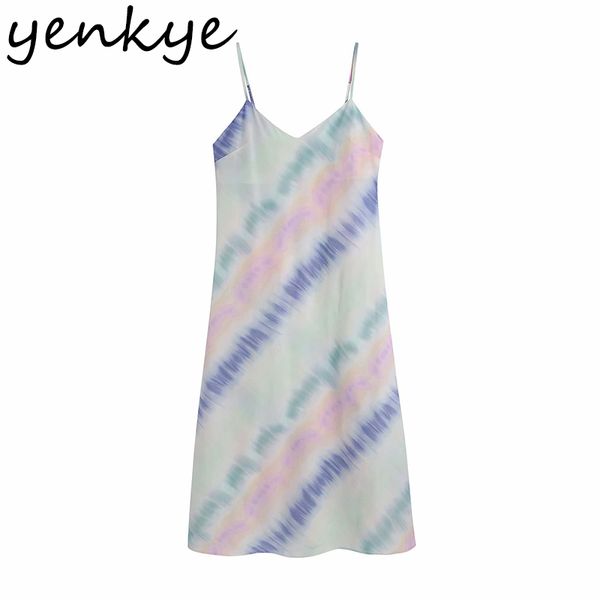 multicolor tie dye print sling dress women v neck sleeveless satin long female holiday casual summer vestido 210430, Black;gray
multicolor tie dye print sling dress women v neck sleeveless satin long female holiday casual summer vestido 210430, Black;gray