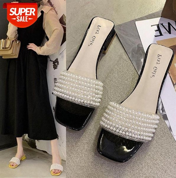 slippers for women's outer wear, korean version of transparent thick-heeled flip flops, fairy rhinestone high-heeled sandals ins tide #, Black
slippers for women's outer wear, korean version of transparent thick-heeled flip flops, fairy rhinestone high-heeled sandals ins tide #, Black
