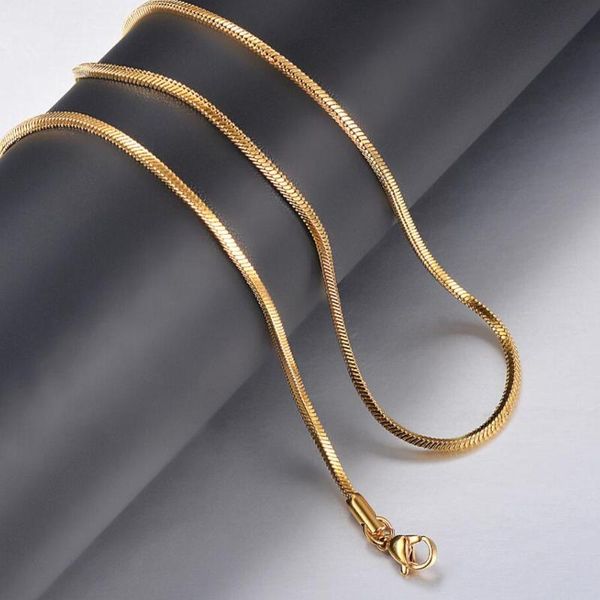 pendant necklaces sell width 0.9mm/1.2mm/1.5mm 316 stainless steel gold square snake chain men women necklace jewelry wholesale, Silver
pendant necklaces sell width 0.9mm/1.2mm/1.5mm 316 stainless steel gold square snake chain men women necklace jewelry wholesale, Silver