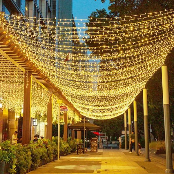 strings 50/100/200/300/500m christmas led fairy string light outdoor wedding holiday villa el party garland
strings 50/100/200/300/500m christmas led fairy string light outdoor wedding holiday villa el party garland