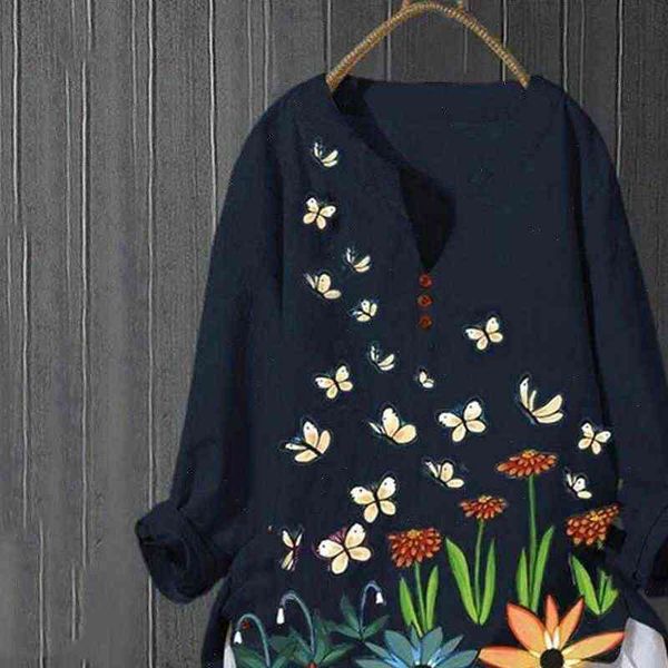 womens blouses plus size summer women casual cartoon butterfly flower printed long sleeve v neck tee shirt blouse zanz, White
womens blouses plus size summer women casual cartoon butterfly flower printed long sleeve v neck tee shirt blouse zanz, White