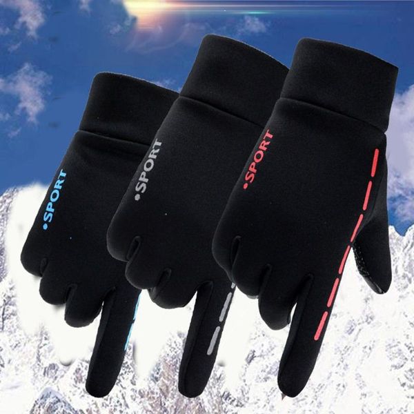 cycling gloves mens winter outdoor warm stretch non-slip mountaineering split finger touch screen, Black
cycling gloves mens winter outdoor warm stretch non-slip mountaineering split finger touch screen, Black
