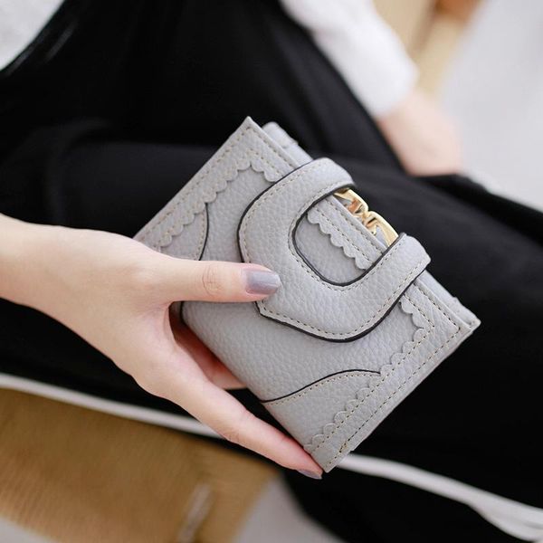 wallets ladies wallet lychee pattern korean fashion three-dimensional lace hollow buckle small clip short women purse, Red;black
wallets ladies wallet lychee pattern korean fashion three-dimensional lace hollow buckle small clip short women purse, Red;black