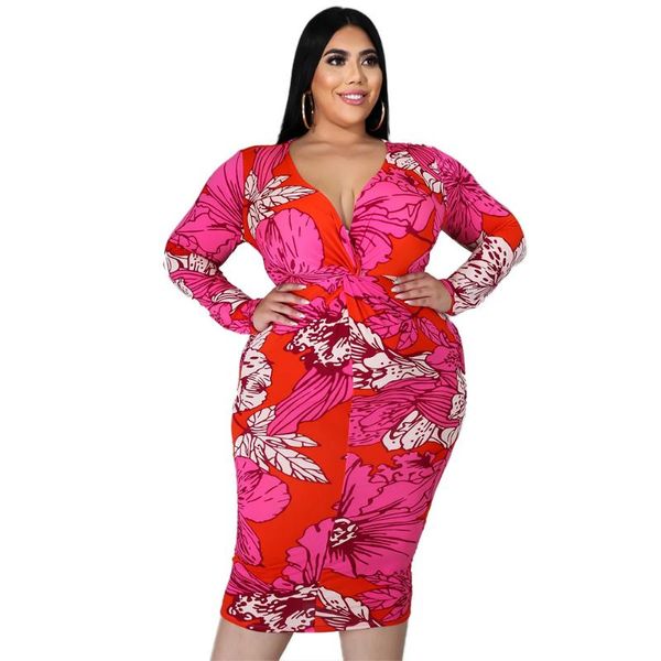 floral printing women plus size l-5xl party dress autumn latest lady's deep v-neck long sleeve bodycon mid-calf dresses casual, Black;gray
floral printing women plus size l-5xl party dress autumn latest lady's deep v-neck long sleeve bodycon mid-calf dresses casual, Black;gray