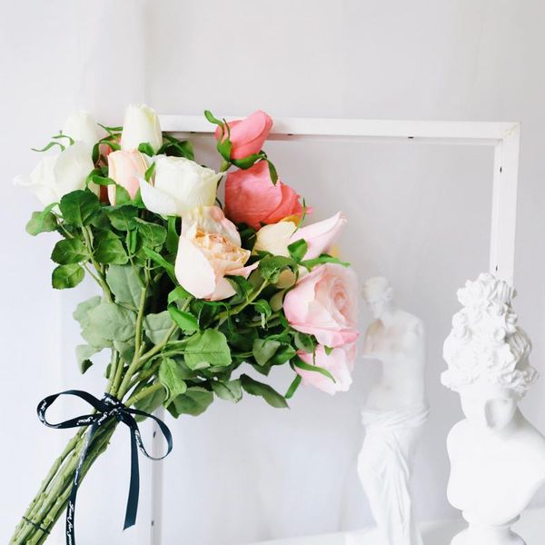 decorative flowers & wreaths single branch rose artificial fake plant wedding flower wall background decorations home display floral diy wre
decorative flowers & wreaths single branch rose artificial fake plant wedding flower wall background decorations home display floral diy wre