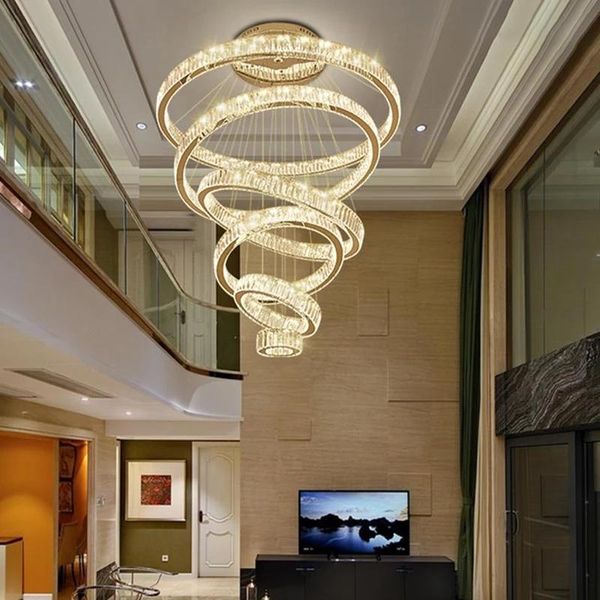 pendant lamps modern led crystal chandelier living room villa luxury staircase cristal lamp large home decor light fixture
pendant lamps modern led crystal chandelier living room villa luxury staircase cristal lamp large home decor light fixture