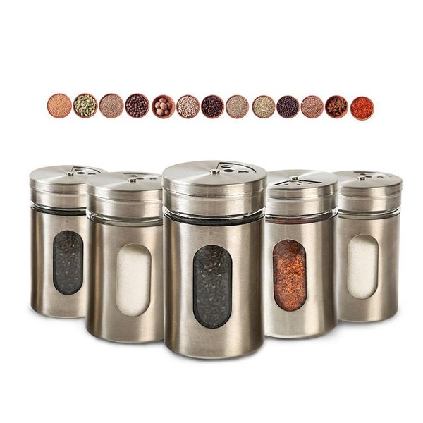 storage bottles & jars stainless steel seasoning spice box condiment shaker organizer bbq cooking herbs toothpick holder
storage bottles & jars stainless steel seasoning spice box condiment shaker organizer bbq cooking herbs toothpick holder