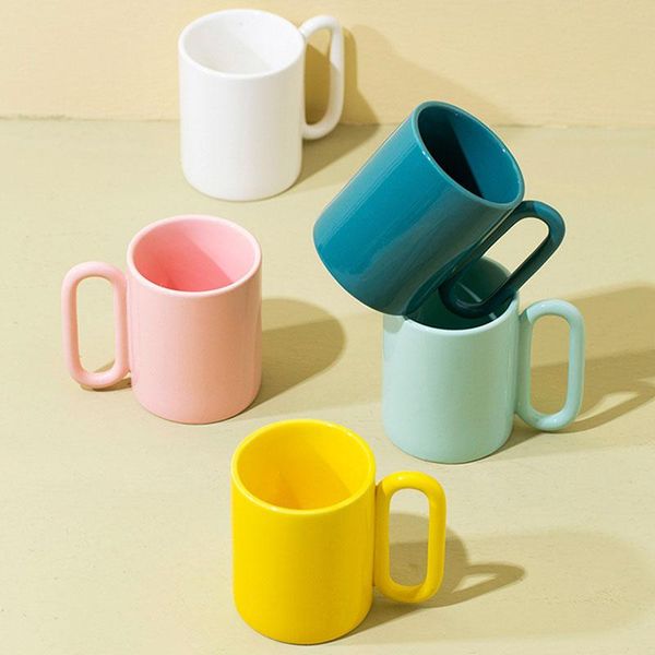 creative colorful glaze ceramic mugs with oval handle unique coffee tea milk water cups travel nordic home decor dishwasher safe
creative colorful glaze ceramic mugs with oval handle unique coffee tea milk water cups travel nordic home decor dishwasher safe