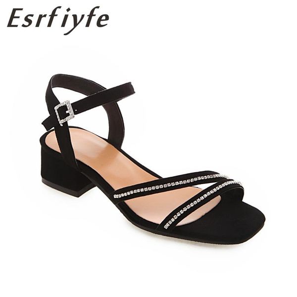 ankle strap heels women sandals summer shoes open toe chunky party dress concise style, Black
ankle strap heels women sandals summer shoes open toe chunky party dress concise style, Black