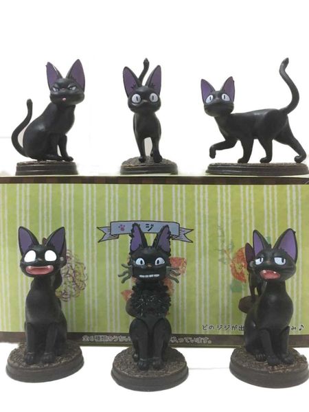 6 witch black cat blind box qiqi jiji cat animation cartoon hand-made toy ornaments 
6 witch black cat blind box qiqi jiji cat animation cartoon hand-made toy ornaments