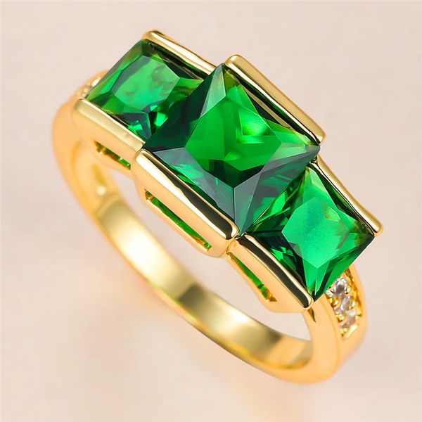 luxury female green crystal stone ring charm gold color wedding rings for women classic big square zircon engagement, Slivery;golden
luxury female green crystal stone ring charm gold color wedding rings for women classic big square zircon engagement, Slivery;golden