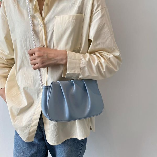 evening bags women shoulder bag pearls chain soft leather fold cloud wholesale 2021 trend creative design elegant lady
evening bags women shoulder bag pearls chain soft leather fold cloud wholesale 2021 trend creative design elegant lady