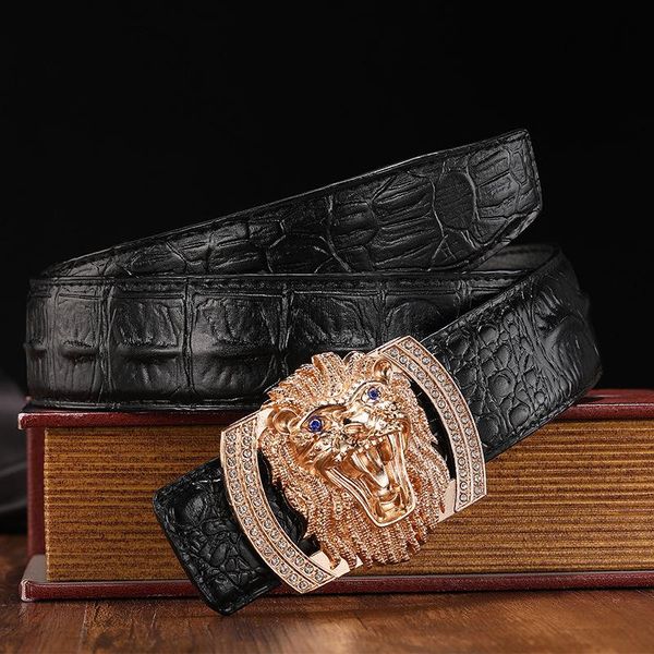 belts luxury men's belt embossed head layer with the lion buckle men fashion for ladies, Black;brown
belts luxury men's belt embossed head layer with the lion buckle men fashion for ladies, Black;brown