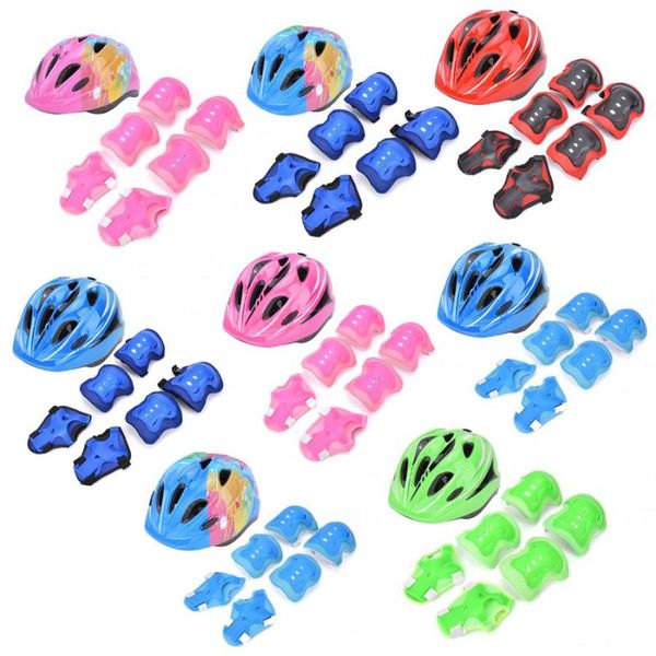 elbow & knee pads 7pcs/set kids protective gear adjustable child sports roller skating bicycle helmet wrist palm guard protector, Black;gray
elbow & knee pads 7pcs/set kids protective gear adjustable child sports roller skating bicycle helmet wrist palm guard protector, Black;gray