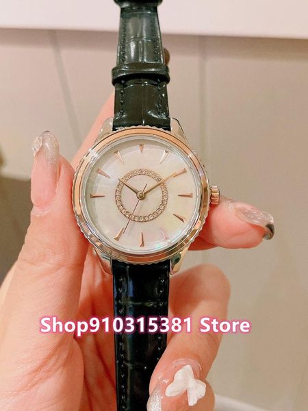 wristwatches women stainless steel round diamond watch green pink leather geometric quartz watches ladies mother of pearl clock 33mm, Slivery;brown
wristwatches women stainless steel round diamond watch green pink leather geometric quartz watches ladies mother of pearl clock 33mm, Slivery;brown