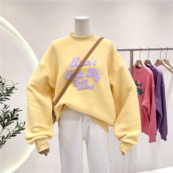 women's hoodies & sweatshirts hoodie weiyi plush thickened autumn winter korean ins fashionable small fresh half high collar loose and, Black
women's hoodies & sweatshirts hoodie weiyi plush thickened autumn winter korean ins fashionable small fresh half high collar loose and, Black