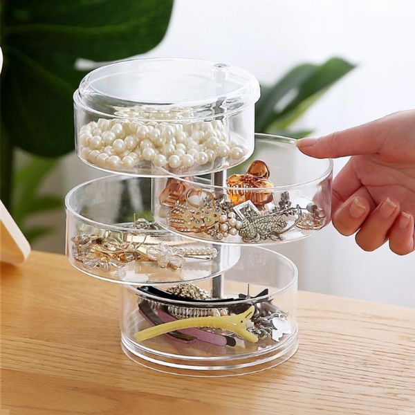 other home decor transparent jewelry storage box multilayer rotating plastic stand earrings ring cosmetics beauty container organizer
other home decor transparent jewelry storage box multilayer rotating plastic stand earrings ring cosmetics beauty container organizer
