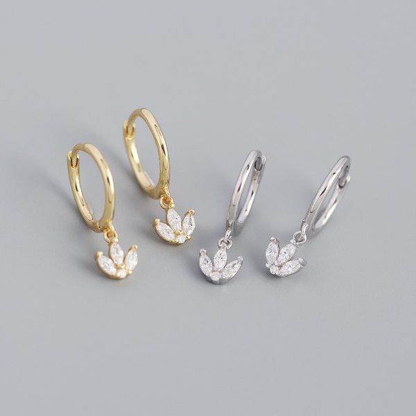 hoop & huggie 1pair 100% authentic 925 sterling silver white /gold horse eye zircon + prong flower earrings jewelry, Golden;silver
hoop & huggie 1pair 100% authentic 925 sterling silver white /gold horse eye zircon + prong flower earrings jewelry, Golden;silver