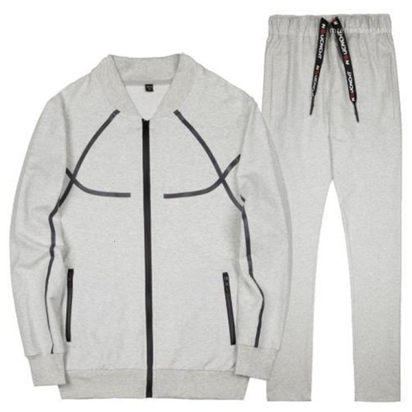 men's tracksuits designer tracksuits fashion solid color long sleeve 2pcs sets slim sport casual suits male clothing mens, Gray
men's tracksuits designer tracksuits fashion solid color long sleeve 2pcs sets slim sport casual suits male clothing mens, Gray