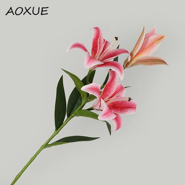 heads a bunch of artificial silk fake lily flowers wedding home bouquet simulation table setting decoration decorative & wreaths
heads a bunch of artificial silk fake lily flowers wedding home bouquet simulation table setting decoration decorative & wreaths