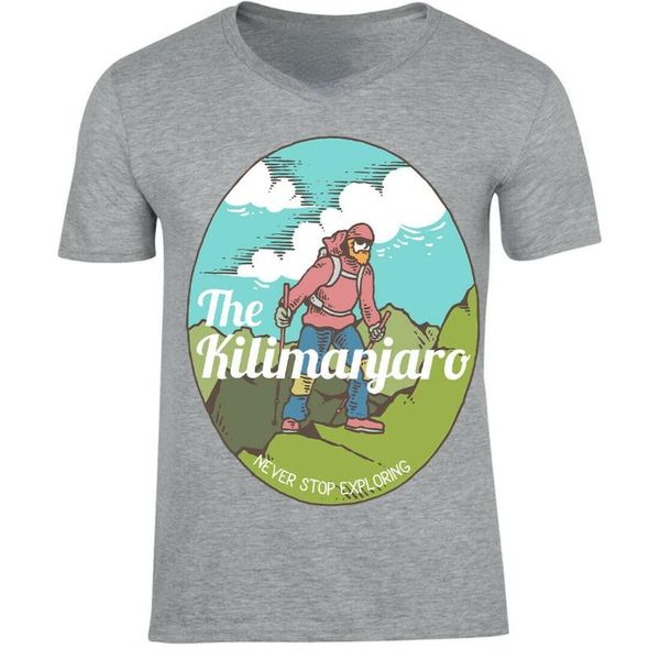 men's t-shirts kilimanjaro camiseta mountain climber explorador hombre cuello en v, White;black
men's t-shirts kilimanjaro camiseta mountain climber explorador hombre cuello en v, White;black