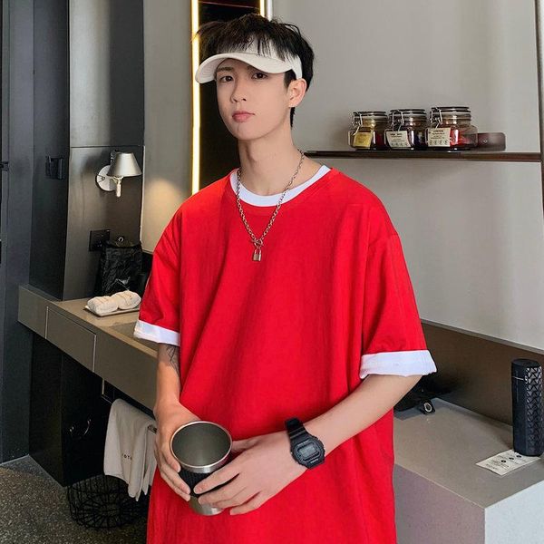 cotton loose tees 2021 summer men and women casual youth trend o-neck short sleeve minimalist solid color chinese size s-3x men's t-shi, White;black
cotton loose tees 2021 summer men and women casual youth trend o-neck short sleeve minimalist solid color chinese size s-3x men's t-shi, White;black