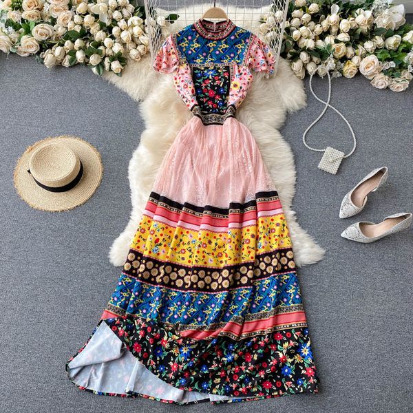singreiny women retro print maxi dress design lace splice short sleeve a-line evening dress summer casual streetwear long dress 210419, Black;gray
singreiny women retro print maxi dress design lace splice short sleeve a-line evening dress summer casual streetwear long dress 210419, Black;gray