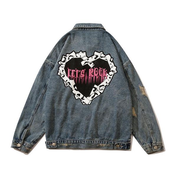 men's jackets 2021 spring and autumn jeans men women fashion brand lovers embroidery cowboy coats, Black;brown
men's jackets 2021 spring and autumn jeans men women fashion brand lovers embroidery cowboy coats, Black;brown