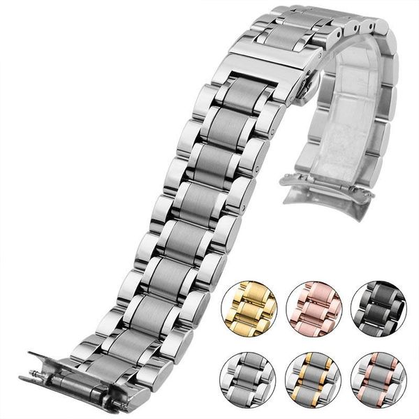 watch bands stainless steel band solid belt bracelets arc mouth strap 14 16 18 20 22 24mm men and women tools postage, Black;brown
watch bands stainless steel band solid belt bracelets arc mouth strap 14 16 18 20 22 24mm men and women tools postage, Black;brown