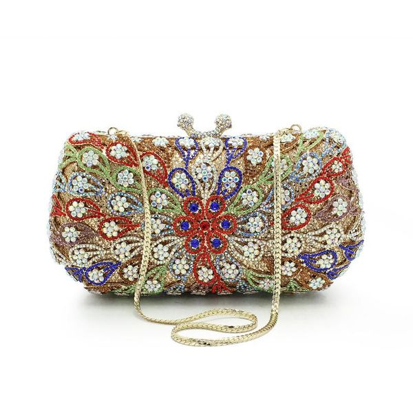 women luxury fashion diamond evening bag lady's crystal dinner bags full rhinestone female clutch purse for party bridal 
women luxury fashion diamond evening bag lady's crystal dinner bags full rhinestone female clutch purse for party bridal