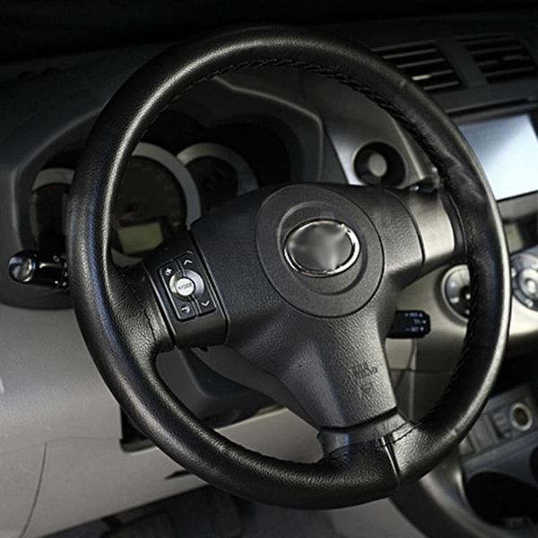 steering wheel covers anti-slip breathable pu leather diy car cover case with needles and thread black car-styling drop
steering wheel covers anti-slip breathable pu leather diy car cover case with needles and thread black car-styling drop