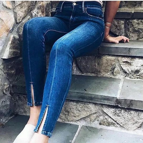 women's jeans basic denim classic 4 season women high waist vintage mom style pencil quality cowboy pants, Blue
women's jeans basic denim classic 4 season women high waist vintage mom style pencil quality cowboy pants, Blue