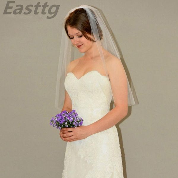bridal veils white ivory champagne elegant wedding veil party accessories with comb veu de noiva cut edge 1 layer, Black
bridal veils white ivory champagne elegant wedding veil party accessories with comb veu de noiva cut edge 1 layer, Black