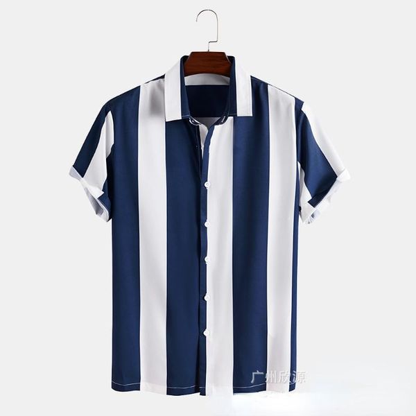 men's casual shirts 2021 spring summer fashion hawaiian for clothing short sleeve beach shirt stripe button handsome down, White;black
men's casual shirts 2021 spring summer fashion hawaiian for clothing short sleeve beach shirt stripe button handsome down, White;black