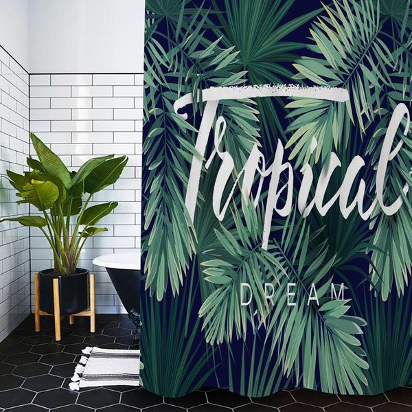 shower curtains nordic tropical green plant leaf palm curtain bathroom fabric waterproof polyester with hook
shower curtains nordic tropical green plant leaf palm curtain bathroom fabric waterproof polyester with hook