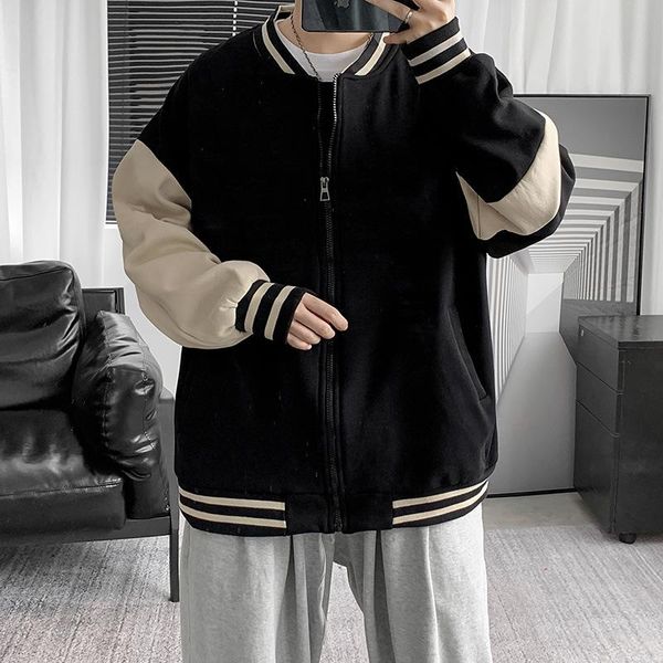 men's jackets coat 2021 color blocking ins trend leisure baseball suit youth loose tide brand hong kong style jacket wear, Black;brown
men's jackets coat 2021 color blocking ins trend leisure baseball suit youth loose tide brand hong kong style jacket wear, Black;brown