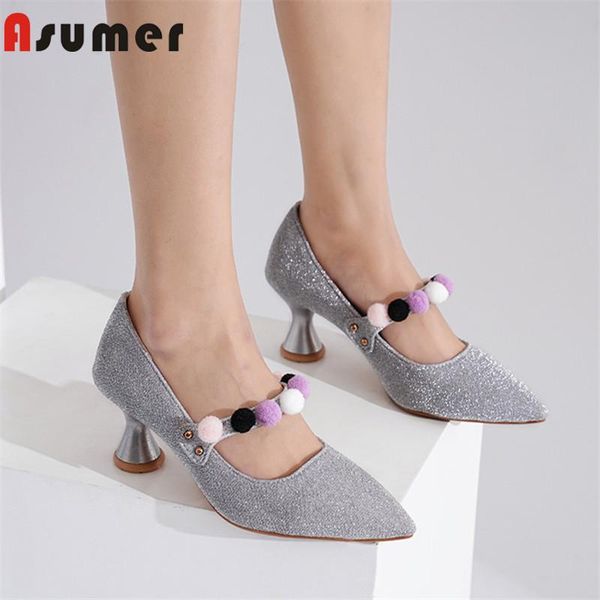 dress shoes asumer 2021 women pumps pointed toe spring summer single fashion sweet party wedding ladies big size 48, Black
dress shoes asumer 2021 women pumps pointed toe spring summer single fashion sweet party wedding ladies big size 48, Black