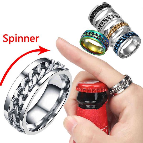 love ring ins fashion women rotatable chain link men's spinner stainless steel titanium corkscrew gift, Slivery;golden
love ring ins fashion women rotatable chain link men's spinner stainless steel titanium corkscrew gift, Slivery;golden