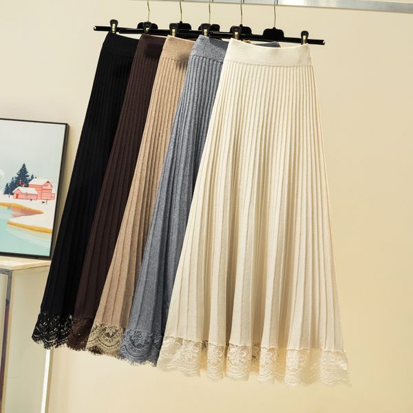 skirts laço de malha saia feminina outono e inverno nova linha a plissada mid-length woolen longa 24kp, Black
skirts laço de malha saia feminina outono e inverno nova linha a plissada mid-length woolen longa 24kp, Black