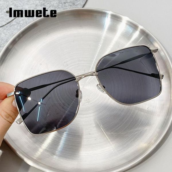sunglasses imwete metal men's women square vintage sun glasses 2021 fashion outdoor goggles retro transparent frames, White;black
sunglasses imwete metal men's women square vintage sun glasses 2021 fashion outdoor goggles retro transparent frames, White;black