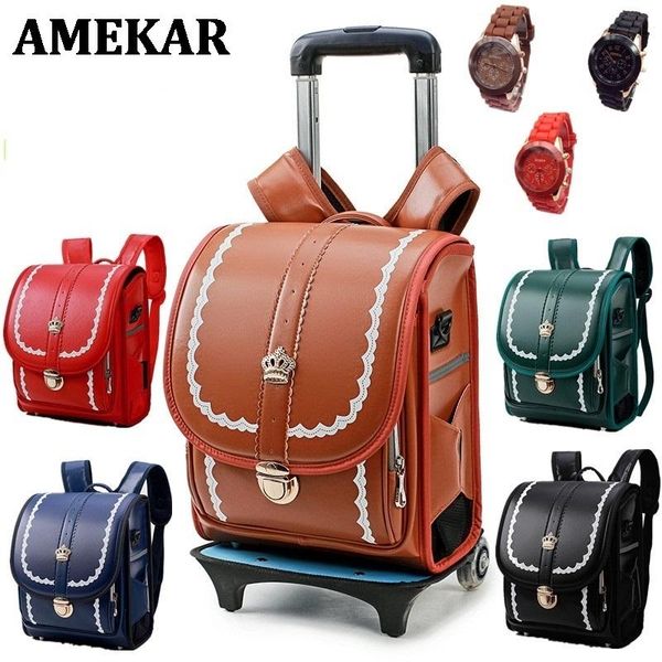 backpack princess for girls school luggage bag kids zipper&hasp pu leather trolley backpacks 
backpack princess for girls school luggage bag kids zipper&hasp pu leather trolley backpacks