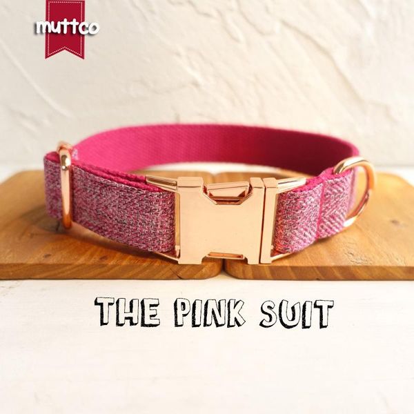 dog collars & leashes muttco basic collar the pink suit durable padded personalized id for pet gift 5 sizes udc070m
dog collars & leashes muttco basic collar the pink suit durable padded personalized id for pet gift 5 sizes udc070m