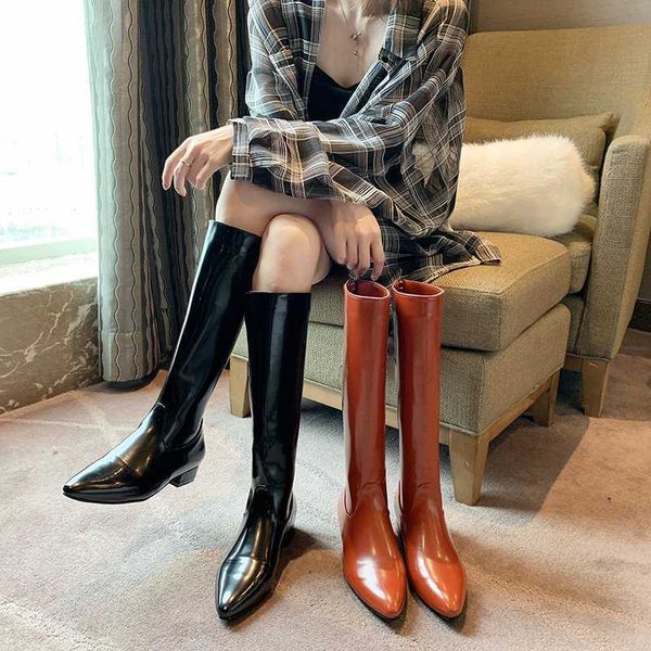 dress shoes fashionable leather boots pointed to ladies casual shoes party office career for women rain fall hvdj, Black
dress shoes fashionable leather boots pointed to ladies casual shoes party office career for women rain fall hvdj, Black