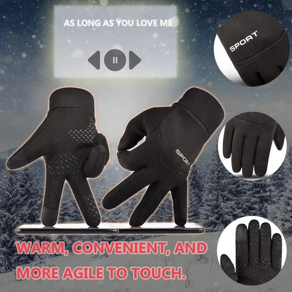 cycling gloves men women touch-screen motorcycle driving winter warm thermal waterproof outdoor zipper, Black
cycling gloves men women touch-screen motorcycle driving winter warm thermal waterproof outdoor zipper, Black
